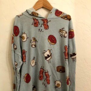 breakfast food pajama top